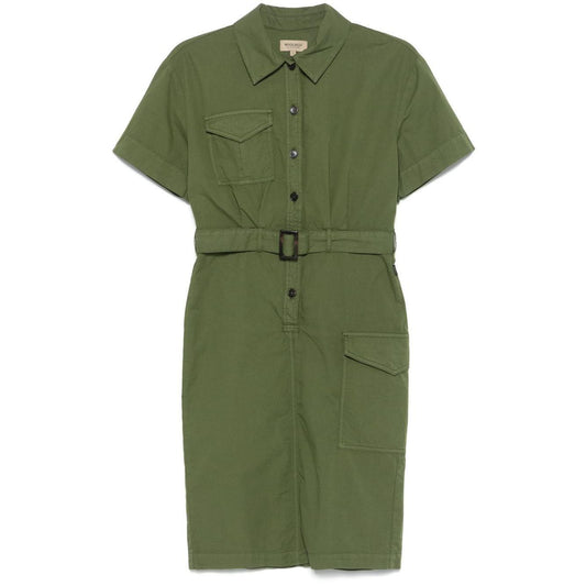Woolrich belted waist shirt dress CFWWDR0185FRUT36656641-P25