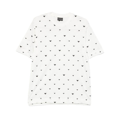 Emporio Armani Allover Logo T -Shirt Topwear