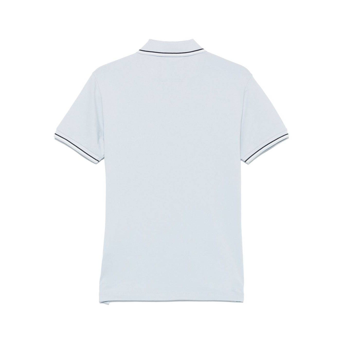 Emporio Armani logo print cotton polo