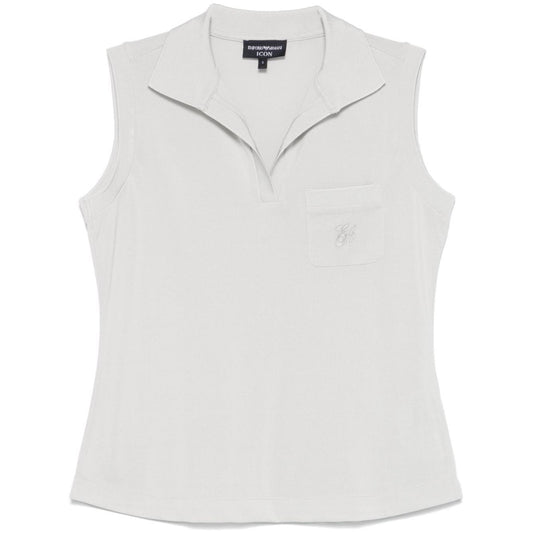 Emporio Armani Logo embroidered vest EW000669AF12367U8012-P25