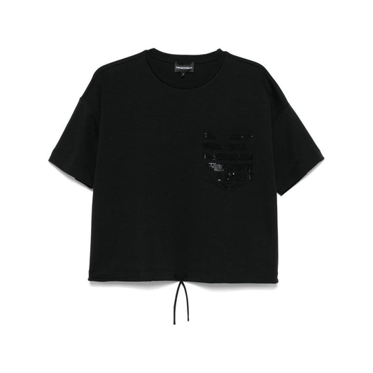 Emporio Armani logo-embellished T-shirt EW000891AF12545UC001-P25