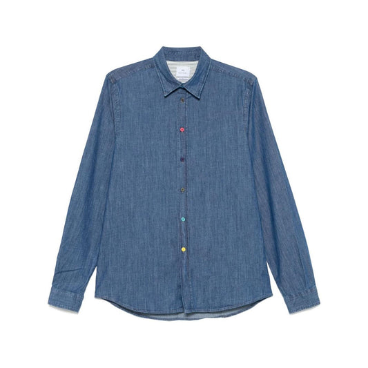 PS By Paul Smith Shirts Blue Shirts