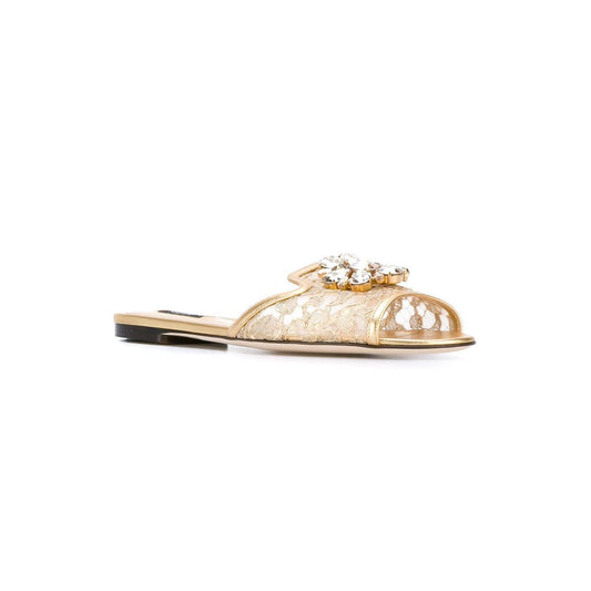 Dolce & Gabbana Sandals Golden Sandals