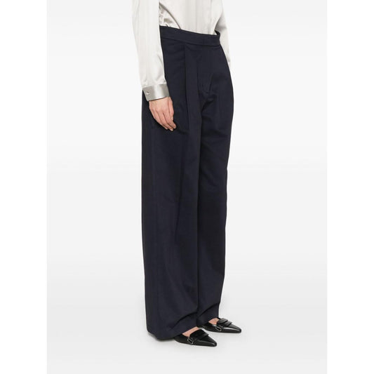 Emporio Armani Cotton Wide Leg Trousers EW000760AF12440UB115-P25
