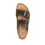 Birkenstock Arizona buckled suede sandals 951313MOCCA-P25
