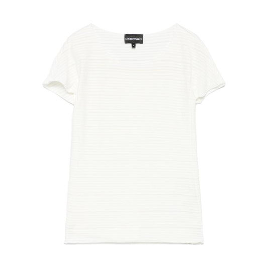 Emporio Armani Ribbed T-shirt EW001826AF15573U0006-P25