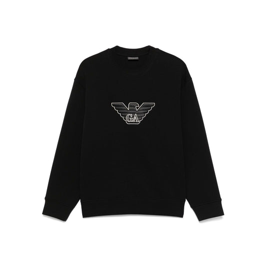 Emporio Armani logo patch sweatshirt