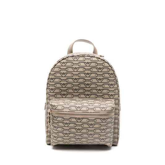 Emporio Armani Mini backpack with monogram print EW000372AF11951F1074-P25