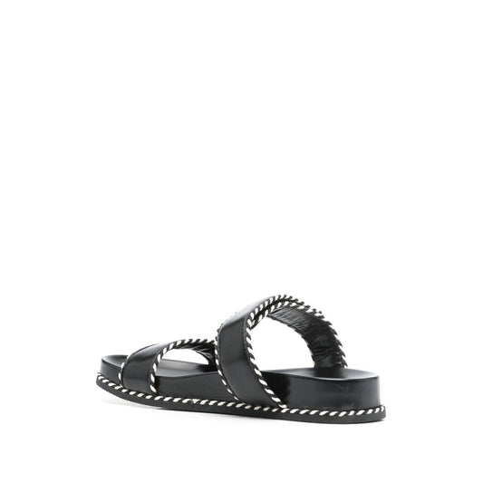 EMPORIO ARMANI EXCLUSIVE Emporio Armani Sandals with nappa strap and two-tone profiles Sandals