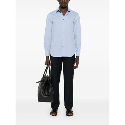 Emporio Armani Shirts Clear Blue