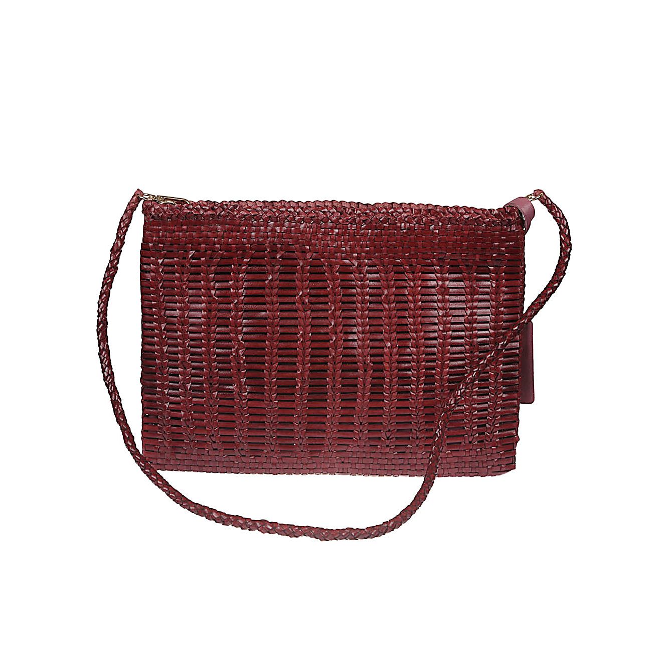 Front view with bag zipped and handles upright.