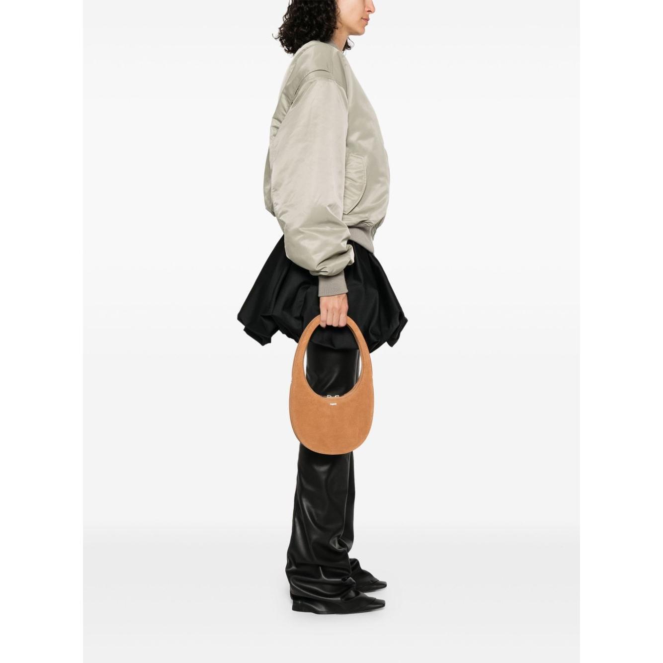 Coperni Swipe suede leather crossbody bag COPBA38F6049BRW-P25
