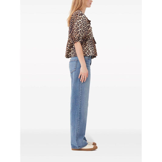 GANNI Top Brown F9116943-AI25