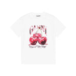 GANNI T-shirts and Polos White T4004151-AI25