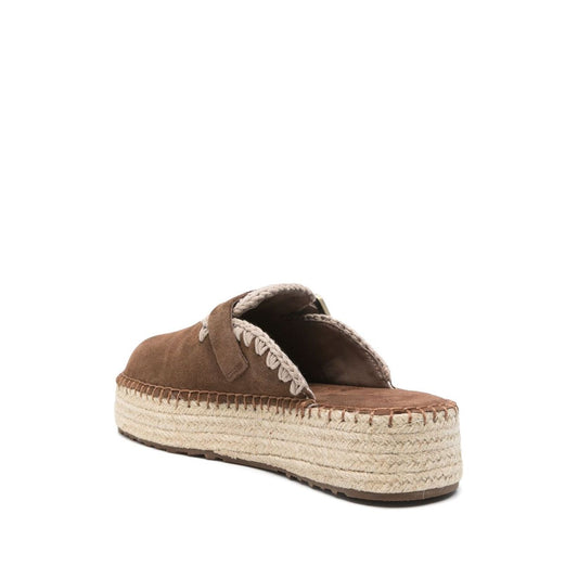 Mou Sandals Leather Brown Sandals