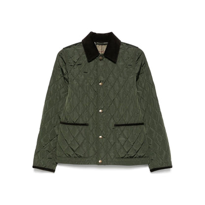 Burberry Quilted blazer corduroy collar