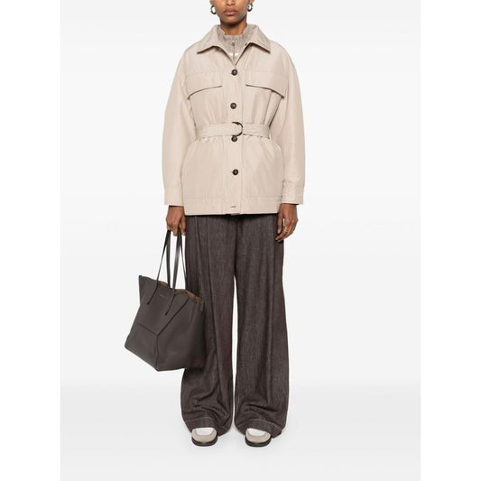 Brunello Cucinelli Coats Beige