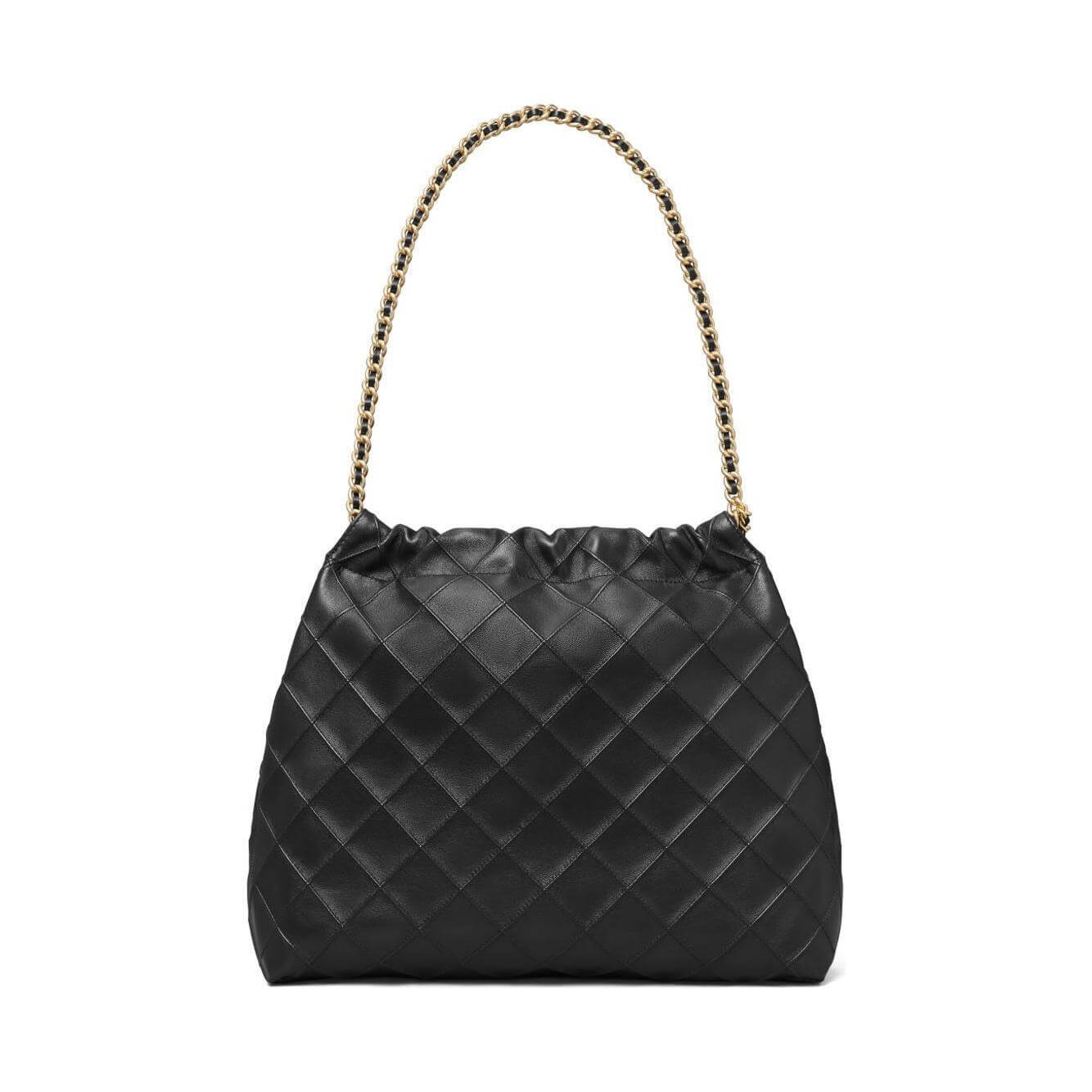 Front view with bag zipped and handles upright.