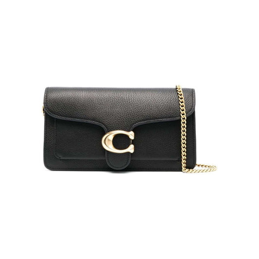 Coach Tabby chain leather clutch CE772B4/BK-AI25