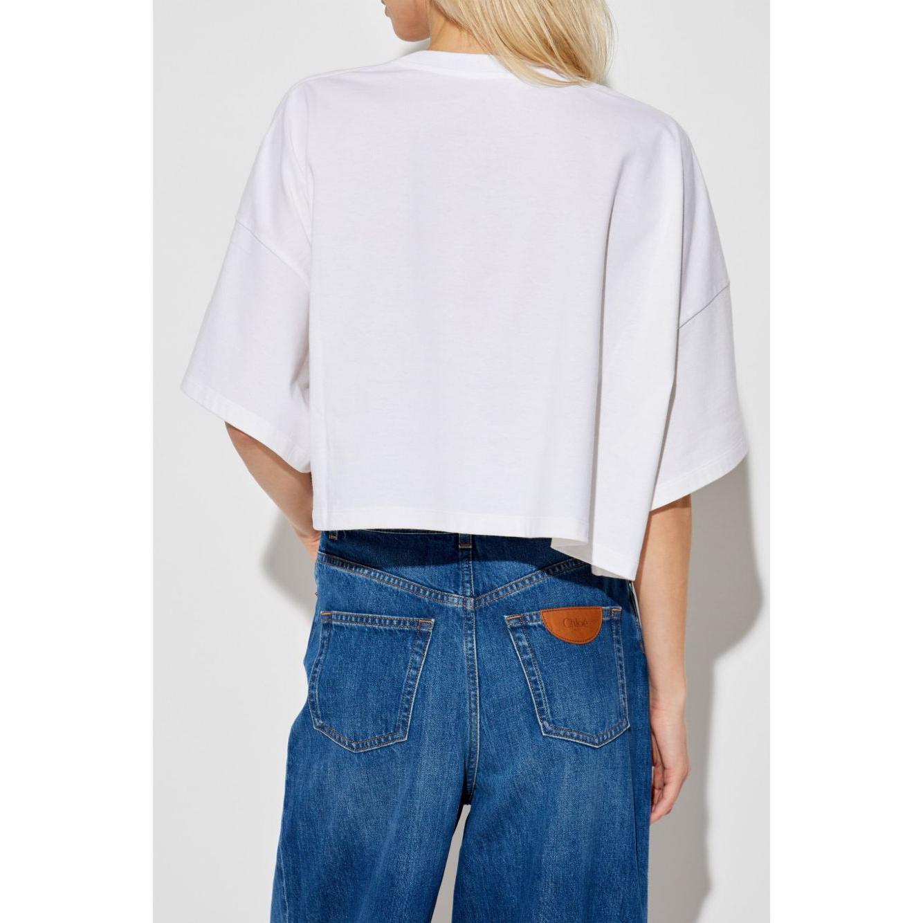 Chloé Chloè T-shirts and Polos White CH24AJH09183101-AI25