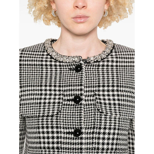 Self-portrait Jackets Black PF25-111JBLACK/WHITE-AI25
