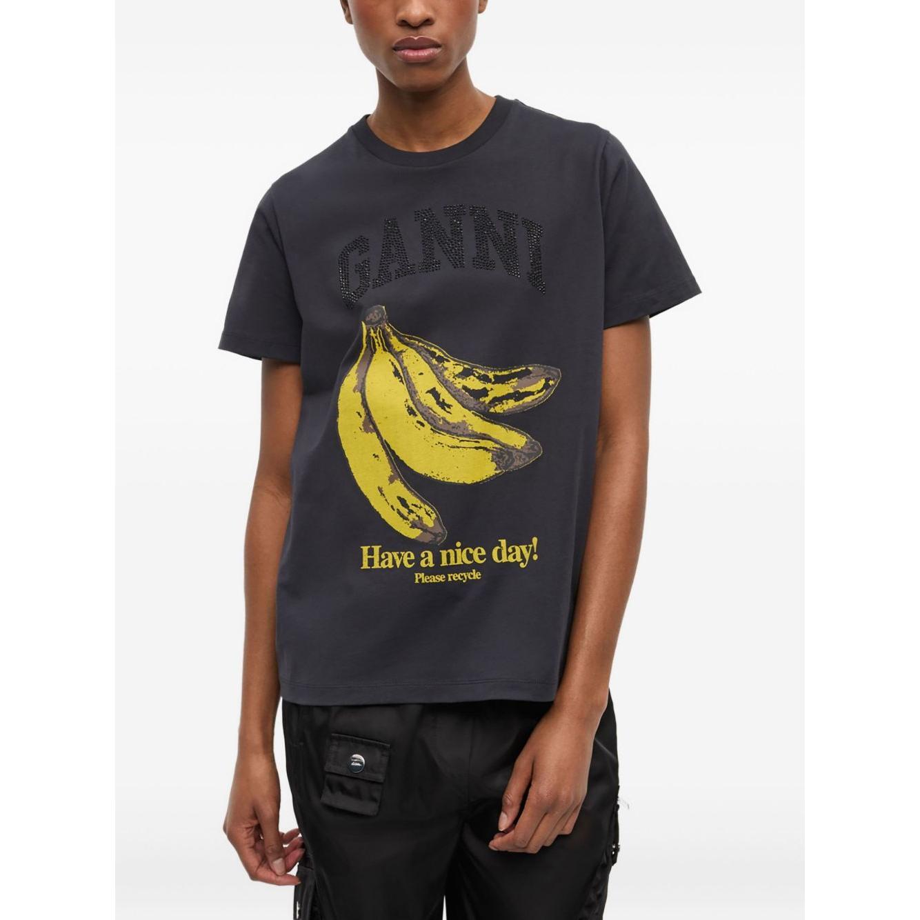 GANNI T-shirts and Polos Grey T4238252-AI25