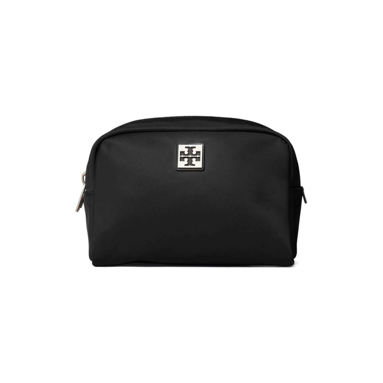 Front view with bag zipped and handles upright.
