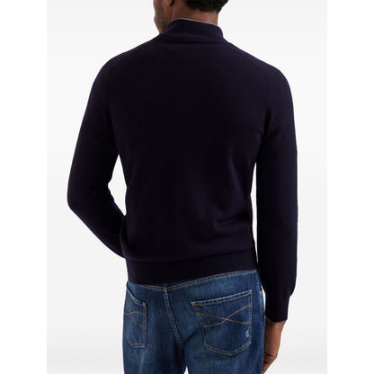 Brunello Cucinelli Sweaters Blue Topwear