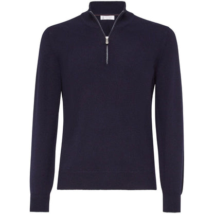 Brunello Cucinelli Sweaters Blue Topwear