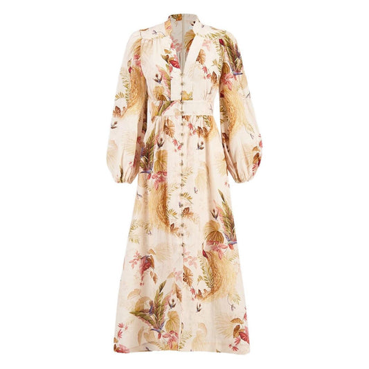 Zimmermann Dresses Beige 5146DSS253CRMPLMFLO-AI25