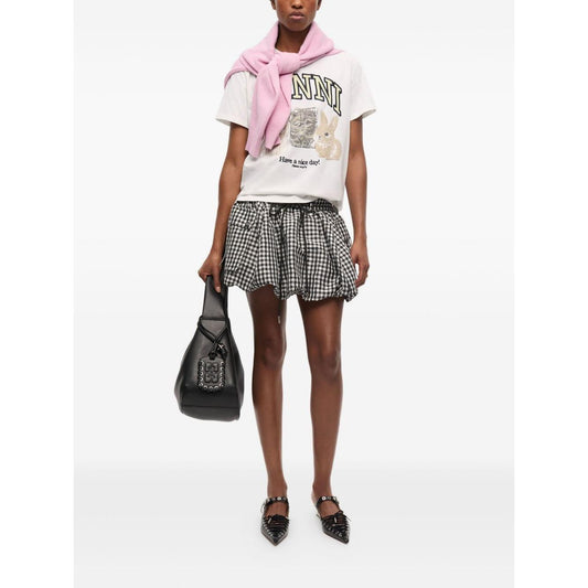 GANNI T-shirts and Polos White T4237151-AI25