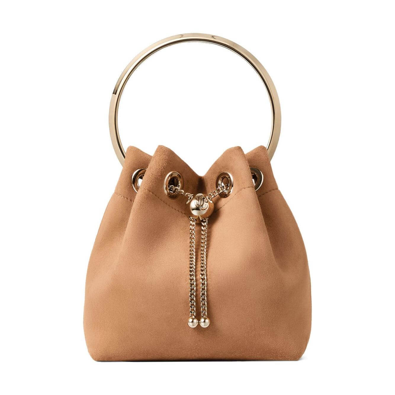 Front view with bag zipped and handles upright.