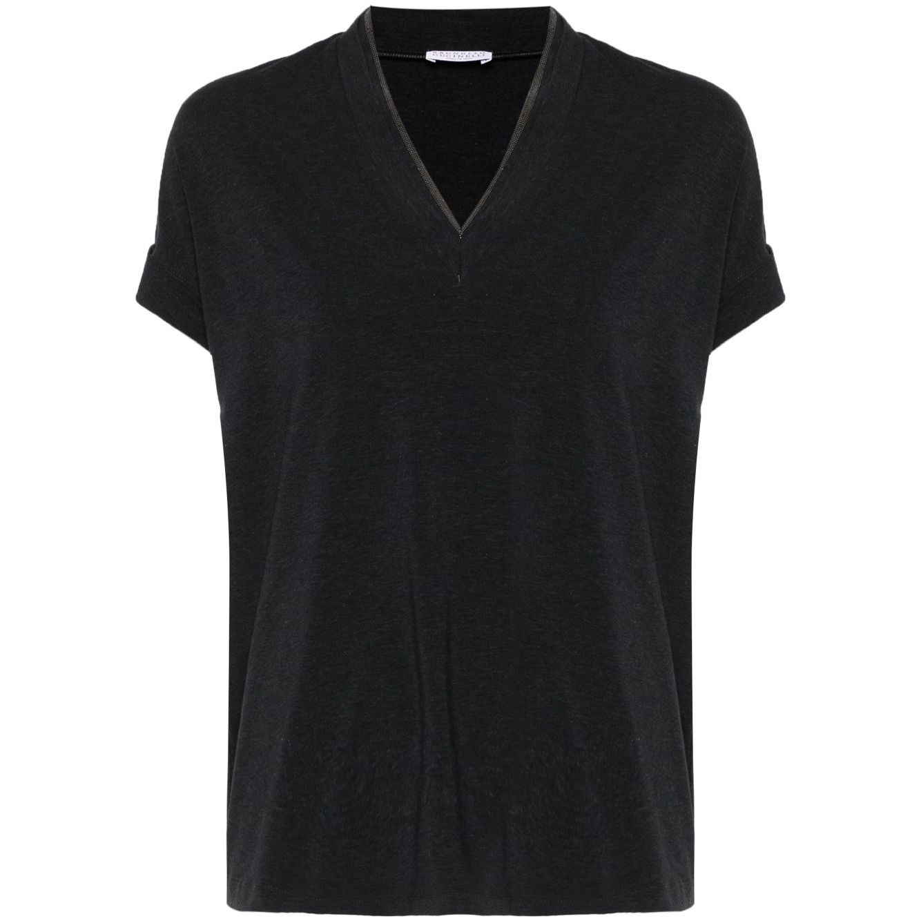 Brunello Cucinelli T-shirts and Polos Grey Topwear