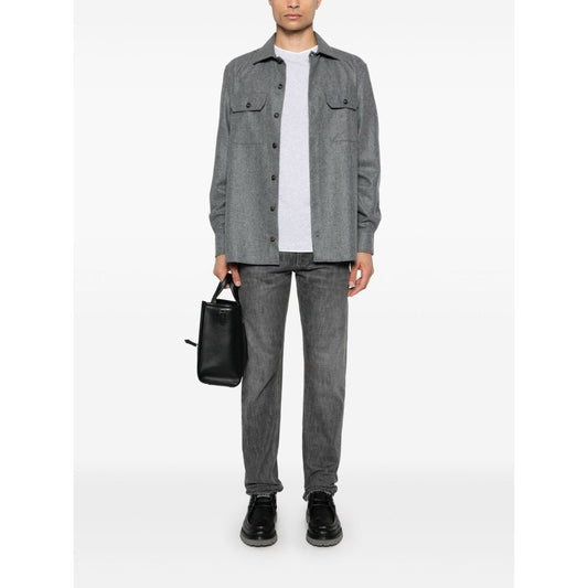 Brunello Cucinelli Shirts Grey M038P0720C003-AI25