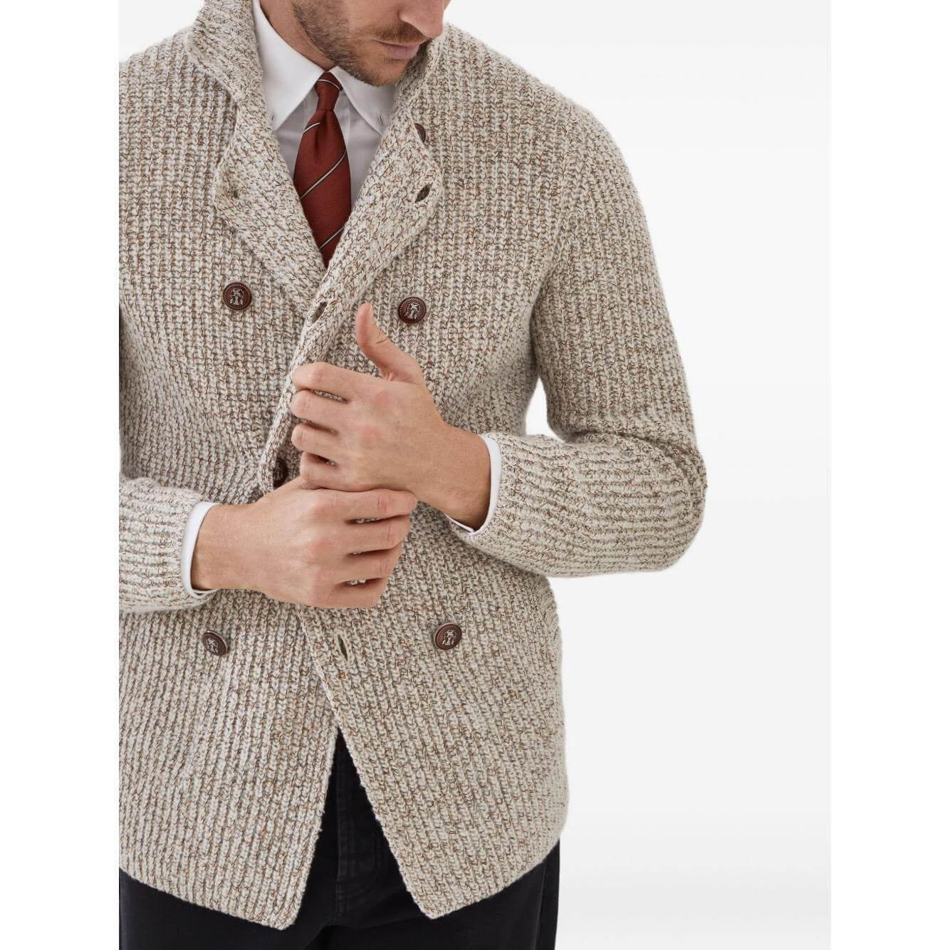 Brunello Cucinelli Jackets Beige MRI55501CHL05-AI25