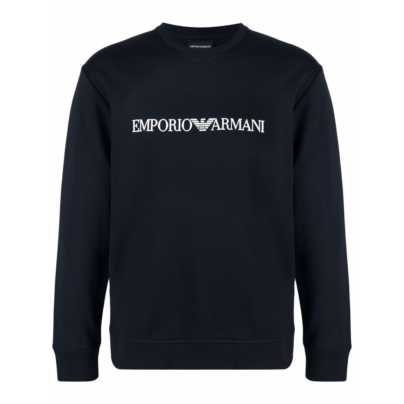Emporio Armani Sweaters Blue Topwear