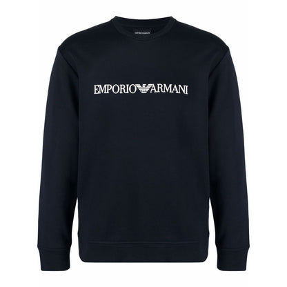 Emporio Armani Sweaters Blue Topwear