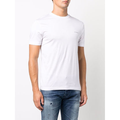 Emporio Armani T-shirts and Polos White Topwear
