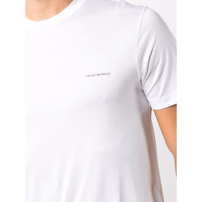 Emporio Armani T-shirts and Polos White Topwear