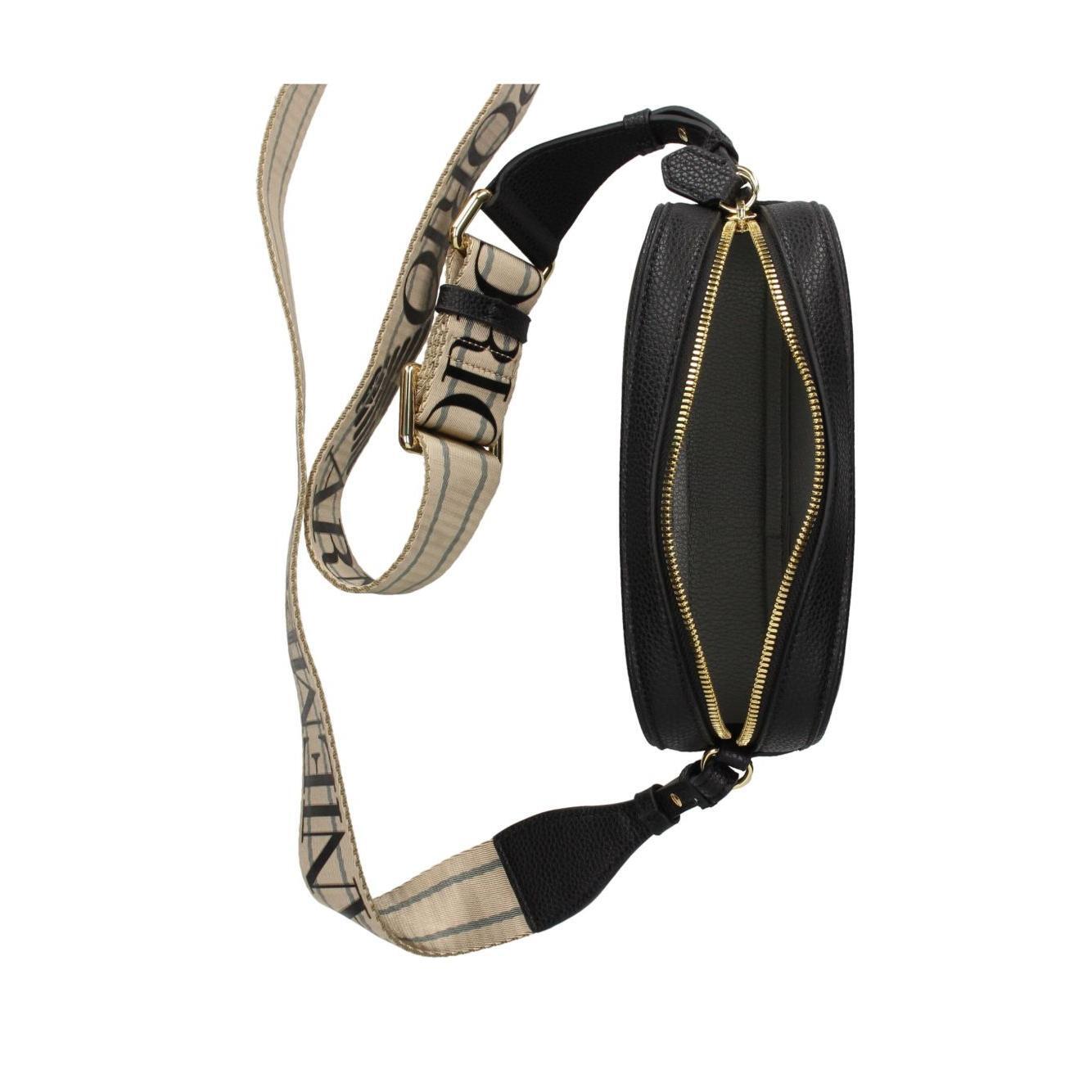 Front view with bag zipped and handles upright.
