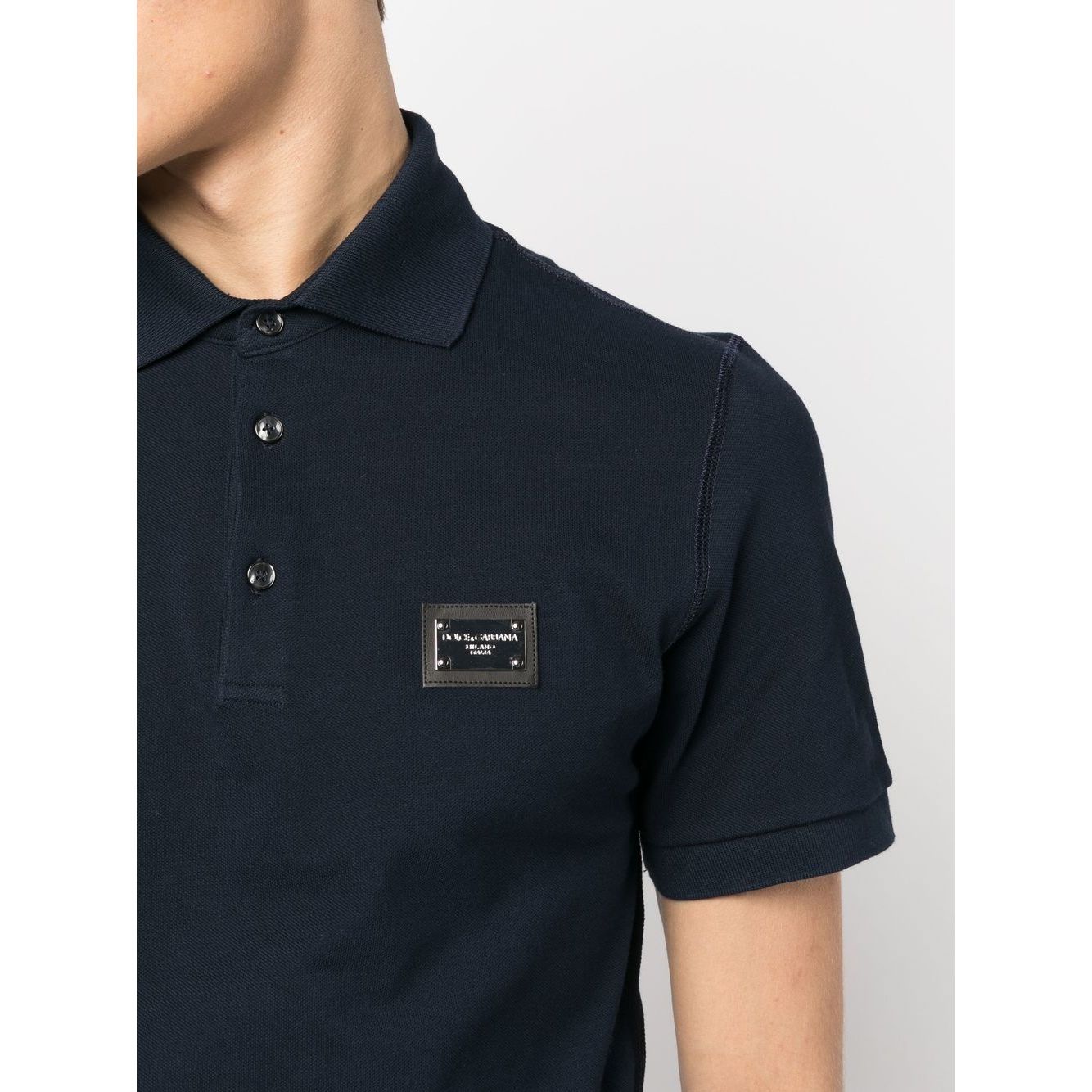 Dolce & Gabbana Logo cotton polo shirt