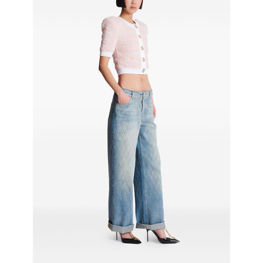 Balmain Cropped cardigan FF1KL235KI72OIN-AI25
