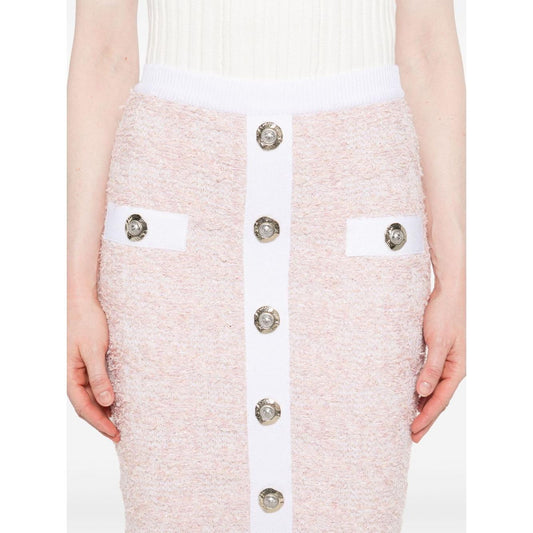 Balmain Tweed pencil skirt FF1LC016KI72OIN-AI25