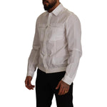 Dolce & Gabbana White Cotton Button Down Men Collared Shirt KOS1983 - 41
