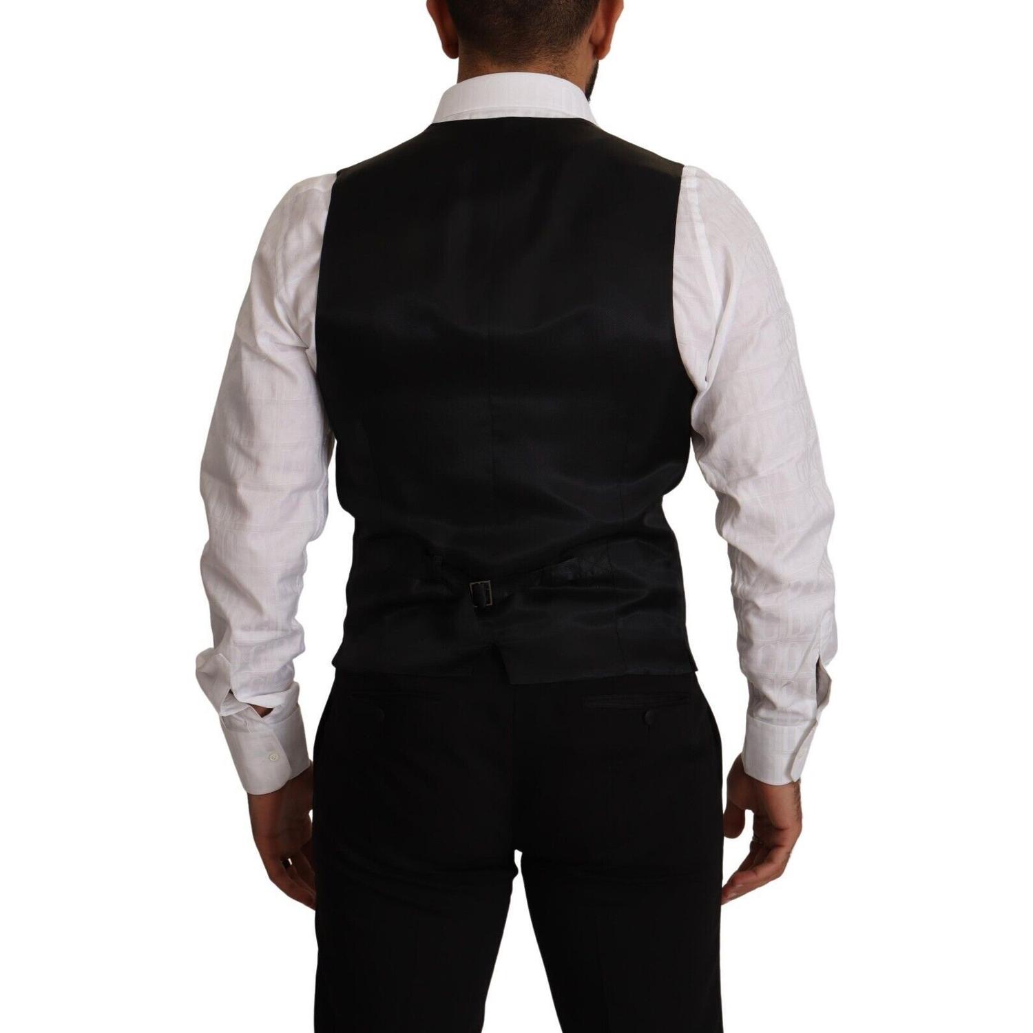 فستان دولتشي آند غابانا الأنيق ذو الخطوط الزرقاء