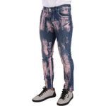 Dolce & Gabbana Blue Pink Tie Dye Cotton Skinny Denim Jeans PAN72728 - 48