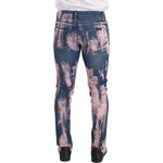 Dolce & Gabbana Blue Pink Tie Dye Cotton Skinny Denim Jeans PAN72728 - 48