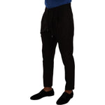 Dolce & Gabbana Bordeaux Wool Men Skinny Trouser Pants PAN72979 - 48