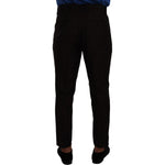Dolce & Gabbana Bordeaux Wool Men Skinny Trouser Pants PAN72979 - 48