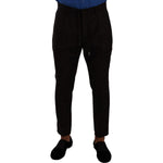 Dolce & Gabbana Bordeaux Wool Men Skinny Trouser Pants PAN72979 - 48